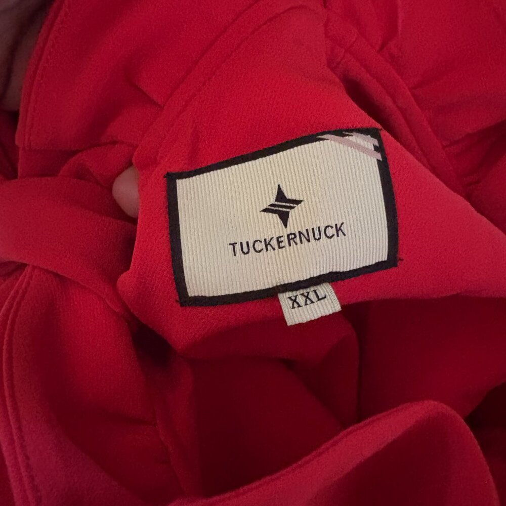 Tuckernuck Red Ruffle Neck Mini Dress - Picture 6 of 7